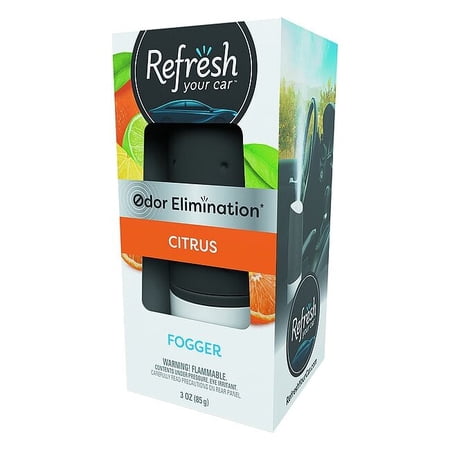 Refresh Air Freshener, Fogger, White, Citrus 08202
