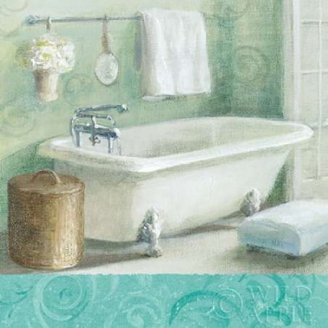 Refresh Bath Border I Canvas Art - Danhui Nai (24 x 24)