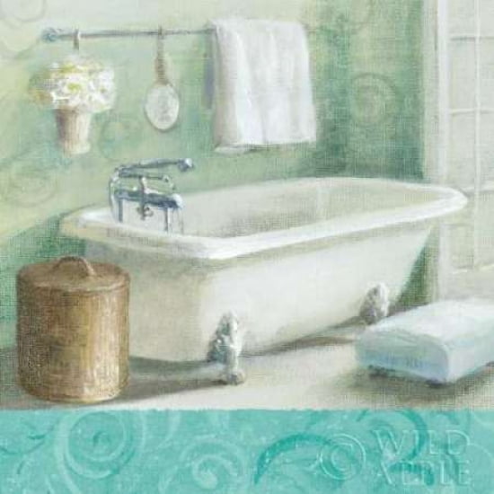 Refresh Bath Border I Canvas Art - Danhui Nai (24 x 24)