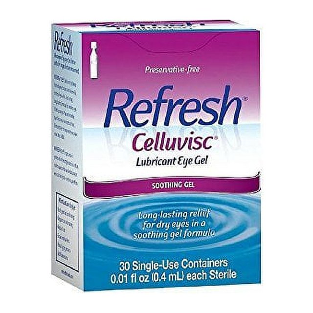 Refresh Celluvisc Lubricant LongLasting Eye Soothing Gel, Preservative