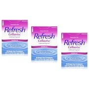 Refresh Celluvisc Lubricating Eye Gel, 0.01 fl oz, 30 Ct Pack of 3