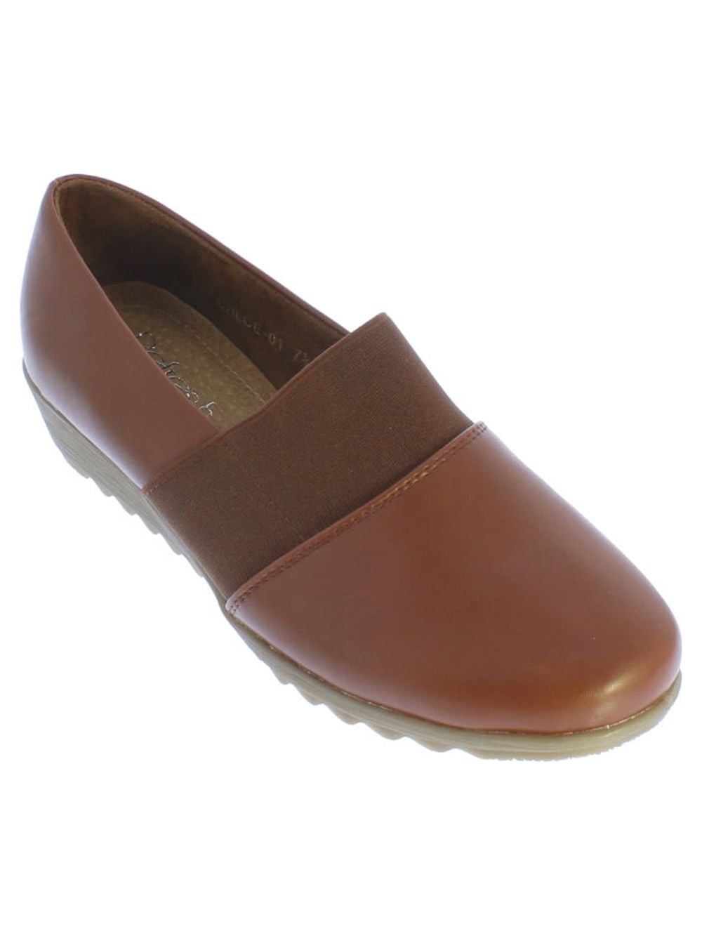 Refresh Chloe-01 Women's Comfort Low Wedge in Brown