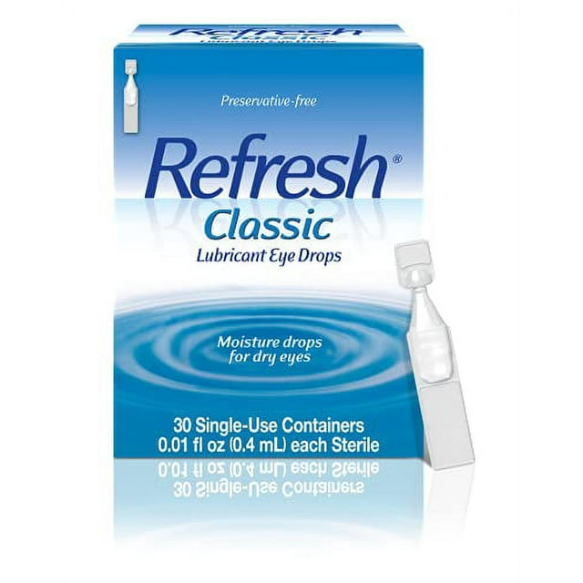 Refresh Classic Lubricant Eye Drops, PreservativeFree, 0.01 Fl Oz