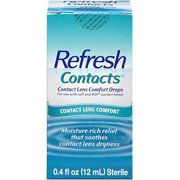 3 Pack - Refresh Contacts Contact Lens Comfort Drops 0.4 fl oz (12 ml) Each