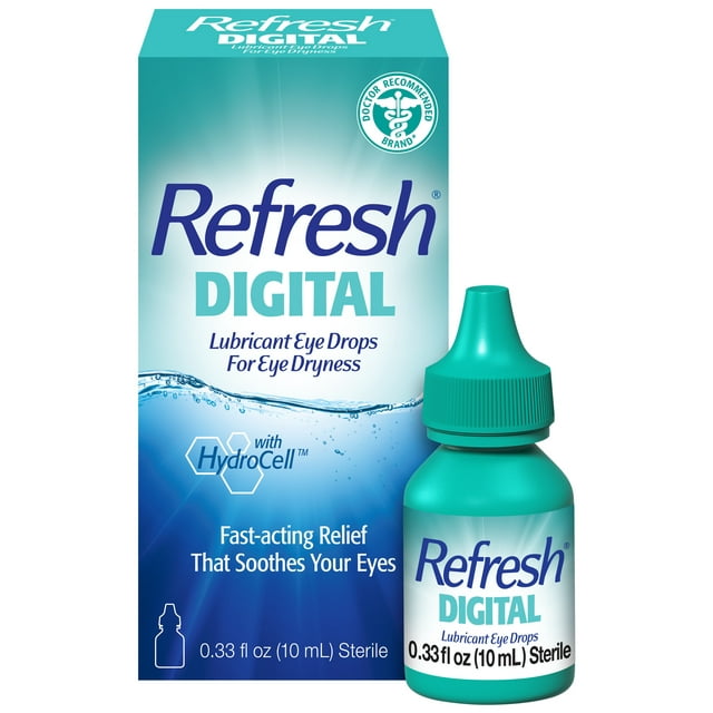 Refresh Digital Lubricant Eye Drops Preserved Tears, 10 ml