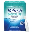 thumbnail image 1 of Refresh Digital PF Lubricant Eye Drops Preservative-Free Artificial Tears, 0.4 ml, 30 Count, 1 of 14