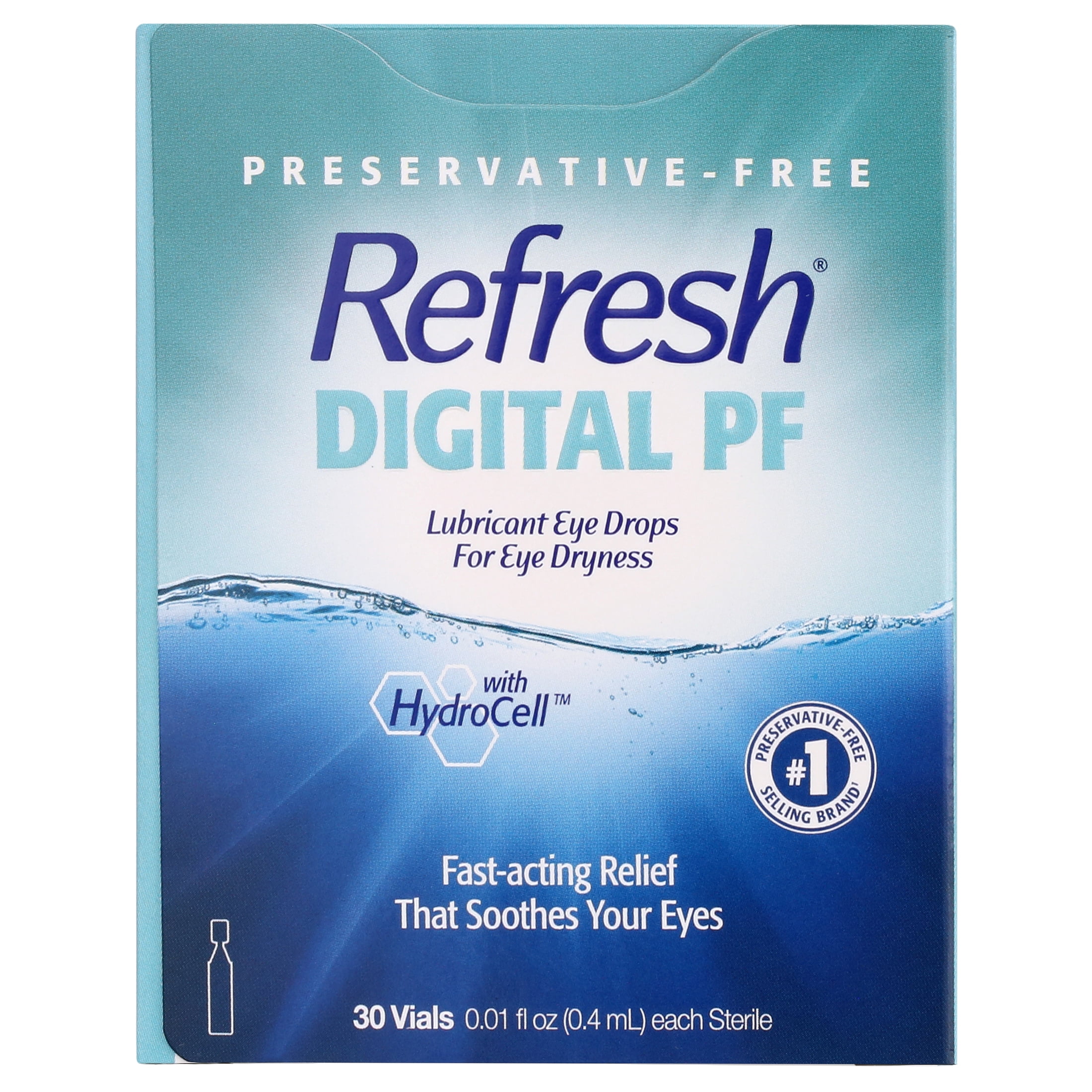 Refresh Digital PF Preservative-Free Artificial Tears, Single-Use Eye ...