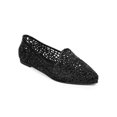 thumbnail image 1 of Refresh EC31 Women Jelly Pointy Toe Crochet Albert Slip On Loafer, 1 of 5