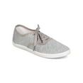 thumbnail image 1 of Refresh ED22 Women Fabric Round Toe Classic Lace Up Sneaker - Grey (Size: 6.0), 1 of 5