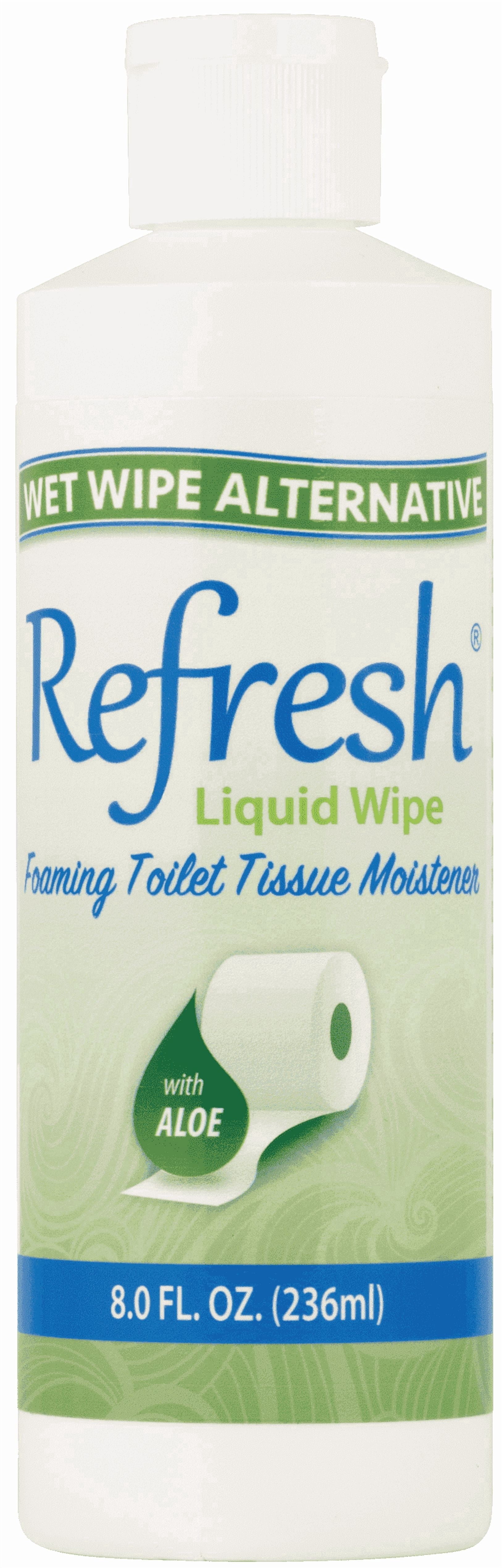 Refresh Liquid Wipe Toilet Paper Foam – Eco-Friendly Flushable Wet Wipe ...