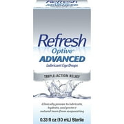 Refresh Optive Advanced Lubricants Eye Drops 10ml