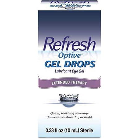 refresh optive gel drops 0.33 fl oz (10 ml) per bottle - 2 bottles by refresh