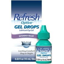 Refresh Optive Gel Drops Lubricant Eye Gel Preserved Tears, 10 ml