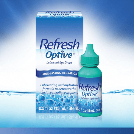 Refresh Optive Lubricant Eye Drops Preserved Tears, 15 ml