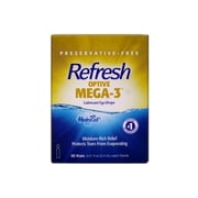 Refresh Optive Mega-3 Lubricant Eye Drops, 0.01 fl oz 0.4ml