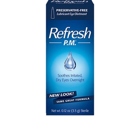 Refresh P.M. Lubricant Eye Ointment 0.12 oz. Box