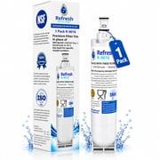Refresh R-9010 1-Pack Refrigerator Water Filter Replacement for Whirlpool EDR5RXD1, 4396508, Kenmore 46-9010, NSF/ANSI 42, 6-Month