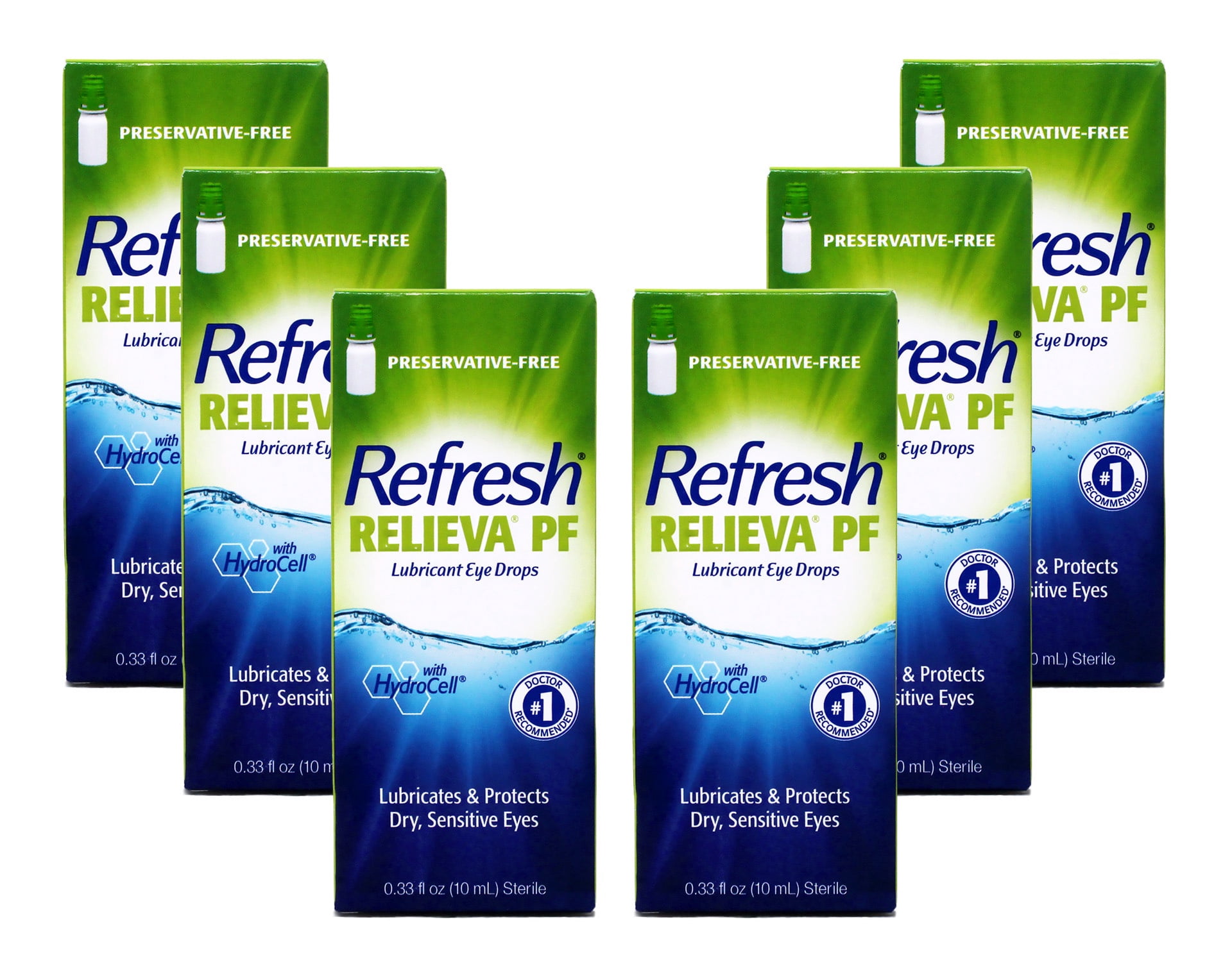 Refresh RELIEVA Preservative-Free Lubricant Eye Drops for