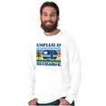 thumbnail image 1 of Refresh Recharge Outdoors Camp Lover Long Sleeve TShirt Men Women Brisco Brands L, 1 of 6