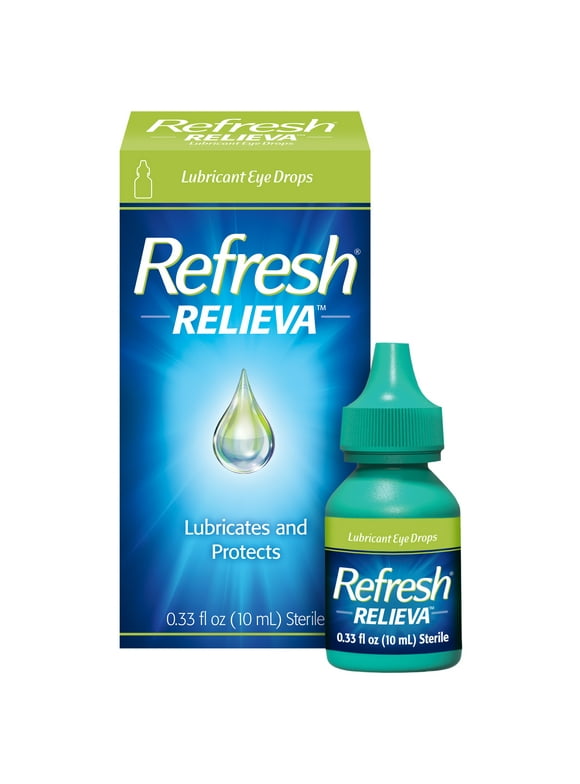 Refresh Relieva Lubricant Eye Drops Preserved Tears, 10 ml