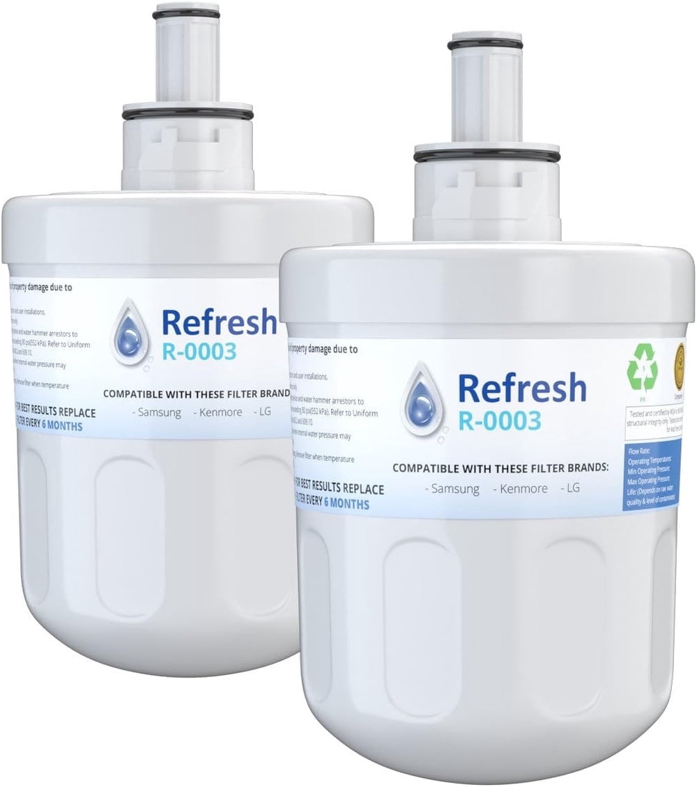 Refresh Replacement Refrigerator Water Filter for EDR7D1, UKF7002AXX, UKF7003AXX, WF-UKF7003, WF288