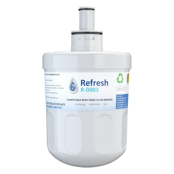 Refresh Replacement for Samsung Aqua-Pure Plus DA29-00003G, DA29-00003A, DA2900002B, DA2900003, DA2900003F, DA290002, HAFCU1, HAFIN2 and Waterdrop WD-DA-29-00003G Refrigerator Water Filter (1 Pack)