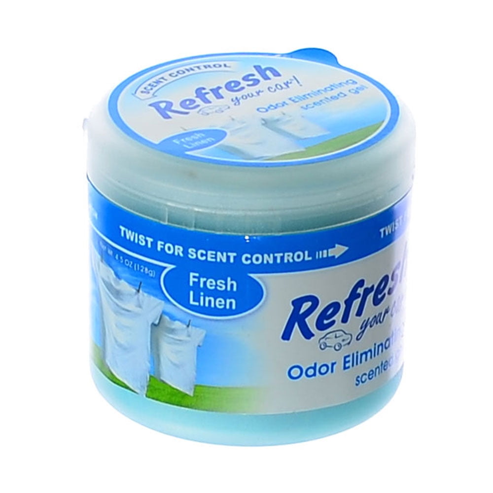 Refresh Scented Gel Can's 4.5 oz Car, Home & Office Air Freshener