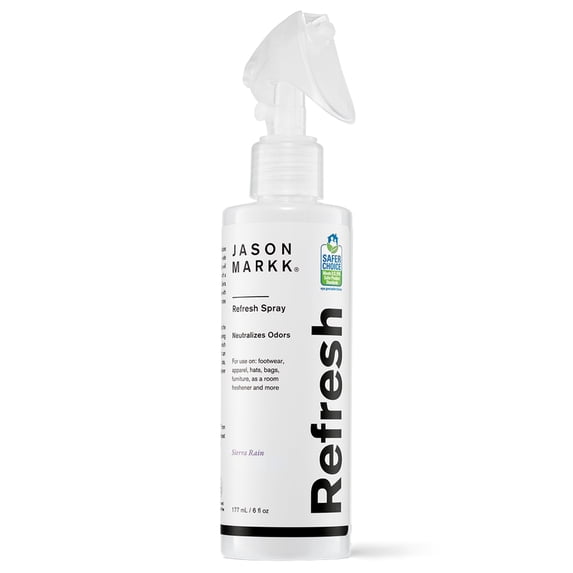Jason Markk Shoe Deodorizer Refresh Spray Odor Eliminator, Unscented, 6 oz, 1 Pack