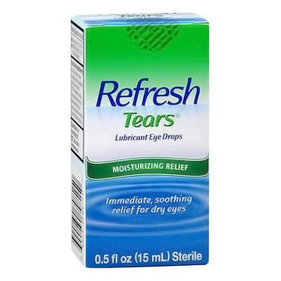 Refresh Tears Lubricant Eye Drops 0.5 % 15 Ml, 2 Ea