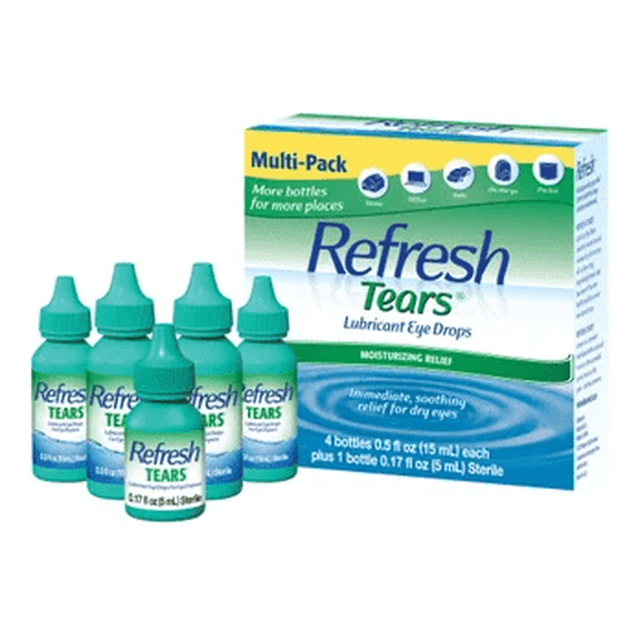 Refresh Tears Lubricant Eye Drops Multi-Pack, 65 ml.