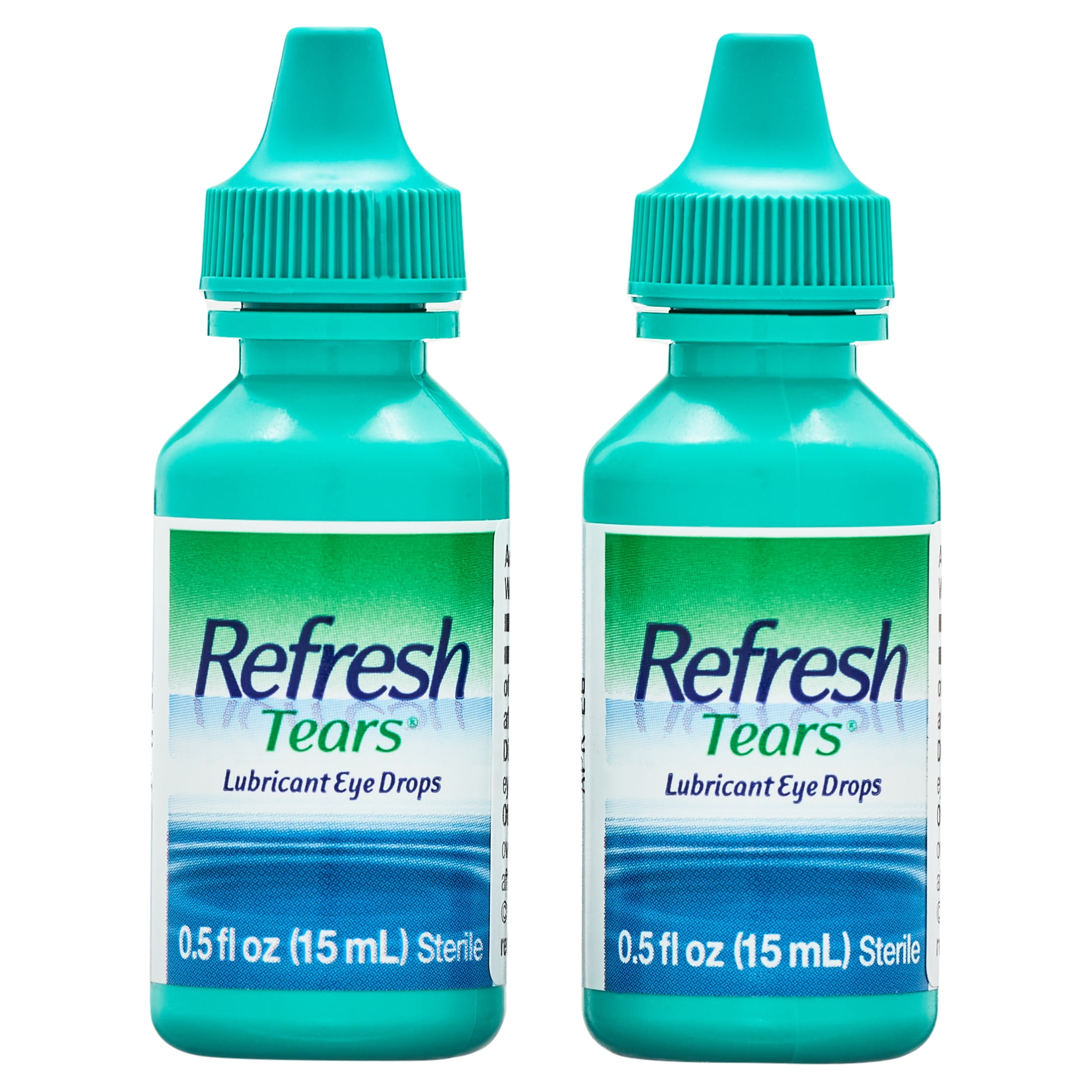 Refresh Tears Lubricant Eye Drops - 2 pack, 0.5 fl oz droppers