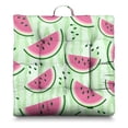 thumbnail image 1 of Refresh Watermelon Meditation Pillow&nbsp;– 22x22 Inch Large Seat Cushion, Dutch Velvet, Cool Summer Fruit Pattern for Relaxation, 1 of 7