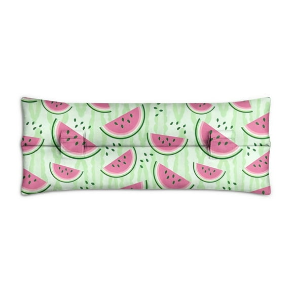 Refresh Watermelon Seat Belt Pillow Cute Cartoon Slice Print, Comfortable Chemo Port Protection (Adjustable Straps)