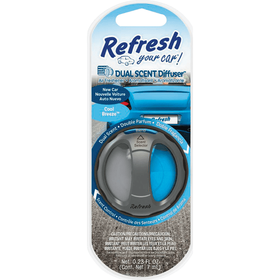 Refresh Your Car Oil Diffuser Car Air Freshener - Single Pack  Residential Use, Standard Application
