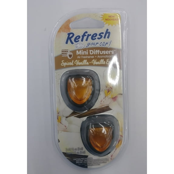 Refresh Your Car Ryc 2pk Mini Diffuser Spiced Vanilla