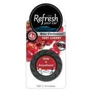 Refresh Your Car! Auto Hanging Air Freshener Very Cherry Scent, 1 Pack