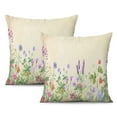 thumbnail image 1 of Refresh Your Home with Spring Linen Pillow Covers, 20x20inch, Set of 2 - Outdoor and Garden Cushion Cases, 1 of 7