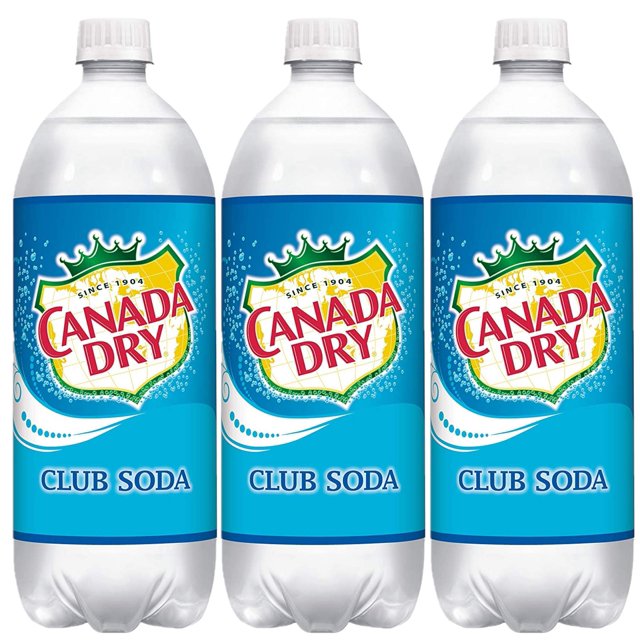 Refresh and Replenish with Canada Dry Club Soda 33.8 Oz, Pack Of 3