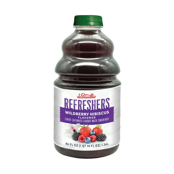 Refreshers Wildberry Hibiscus 46 oz Bottle Dr. Smoothie Packing 6's/ case