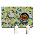 thumbnail image 1 of Refreshing Fruit Dog Feeding Mat - Absorbent Non-Slip Pet Food Mat with Lemon Lover Print, Quick Dry and Eco-Friendly, 1 of 3