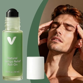 Refreshing Relieving Roll-On,Dizzy Relief Roller Oil,Natural & Fast-Acting Essential Oils for Vertigo and Dizziness Support,Quickly Acting Anti-Dizzy Roll-On,Suitable For Men And Women