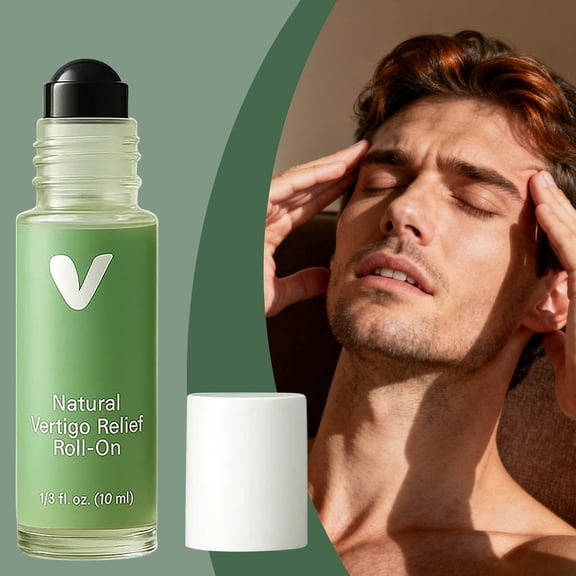 Refreshing Relieving Roll-On,Dizzy Relief Roller Oil,Natural & Fast-Acting Essential Oils for Vertigo and Dizziness Support,Quickly Acting Anti-Dizzy Roll-On,Suitable For Men And Women