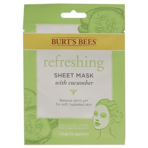 Refreshing Sheet Mask - Cucumber by Burts Bees for Unisex - 1 Pc Mask