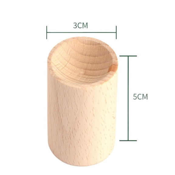 Refreshing Sleep Wooden Long-lasting Floral Essential Oil Diffuser Wood Ornaments Expanded Fragrant Wood Aromatherapy Inhaler 3X5CM BEECH