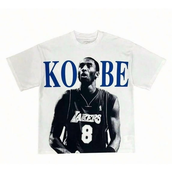 Refreshing Summer Summer Cotton T-Shirts Streetwear Basketball Kobes Bryant Graphics Printed Loose Oversized Women And Men Tees Tops T Shirt UnisexCasual Daily T-Shirt