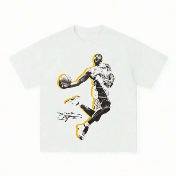 Refreshing Summer Summer Cotton T-Shirts Streetwear Basketball Kobes Bryant Graphics Printed Loose Oversized Women And Men Tees Tops T Shirt UnisexCasual Daily T-Shirt
