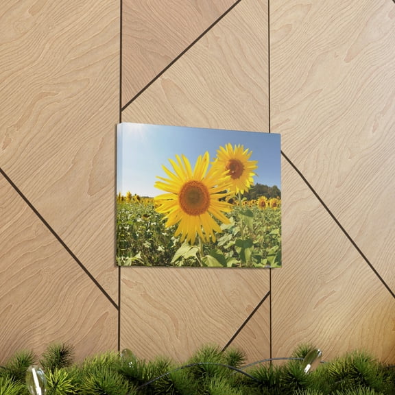 Refreshing Sunflower Field Canvas Wall Hanging Decor ?? 50% OFF Clearance