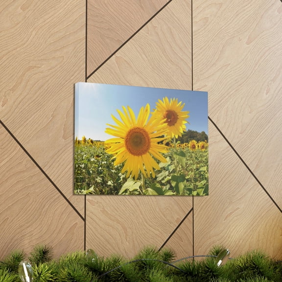 Refreshing Sunflower Field Canvas Wall Hanging Decor ?? 50% OFF Clearance