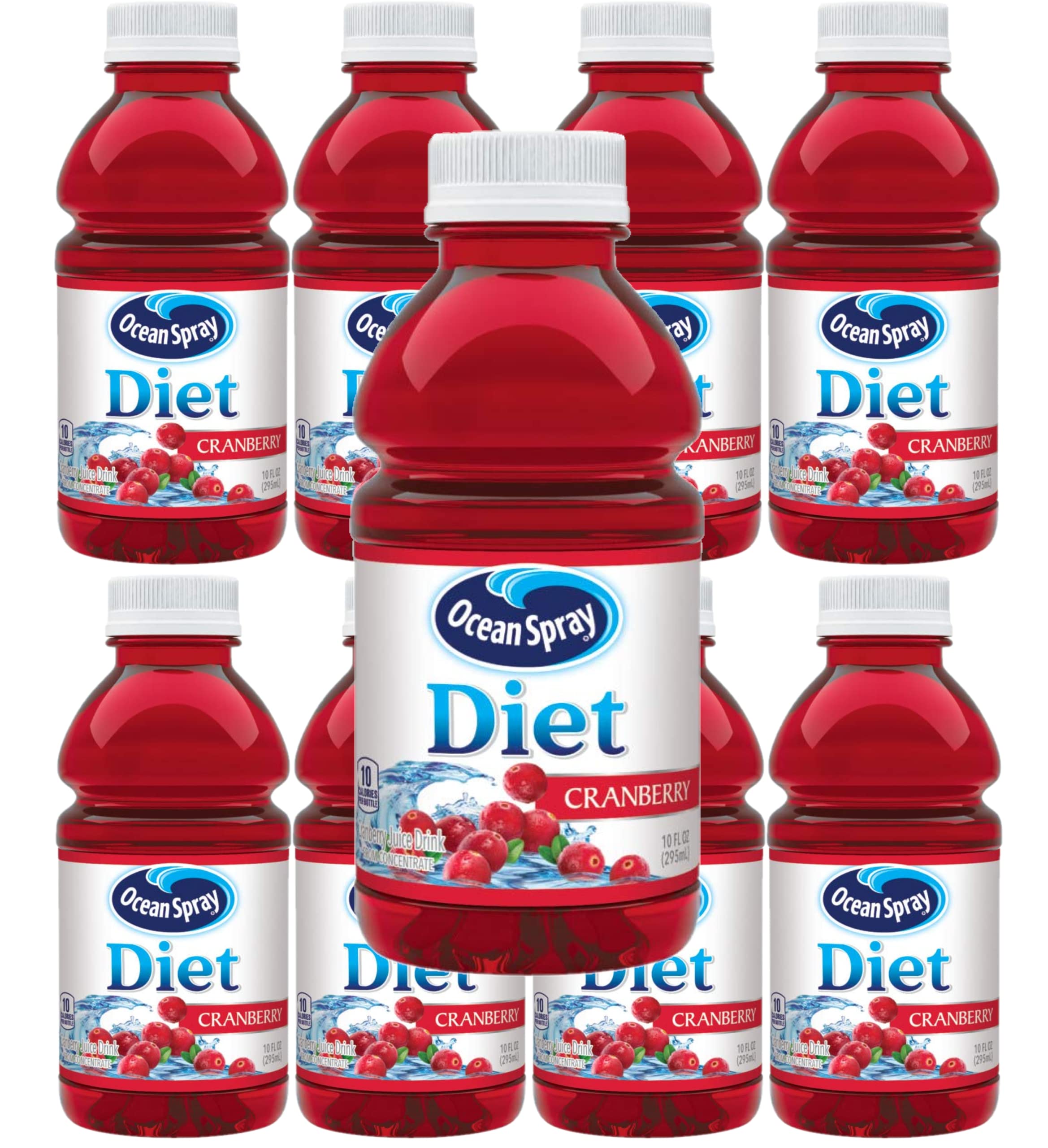 Refreshing and Healthy Ocean Spray Diet Cranberry Juice 10oz Bottles
