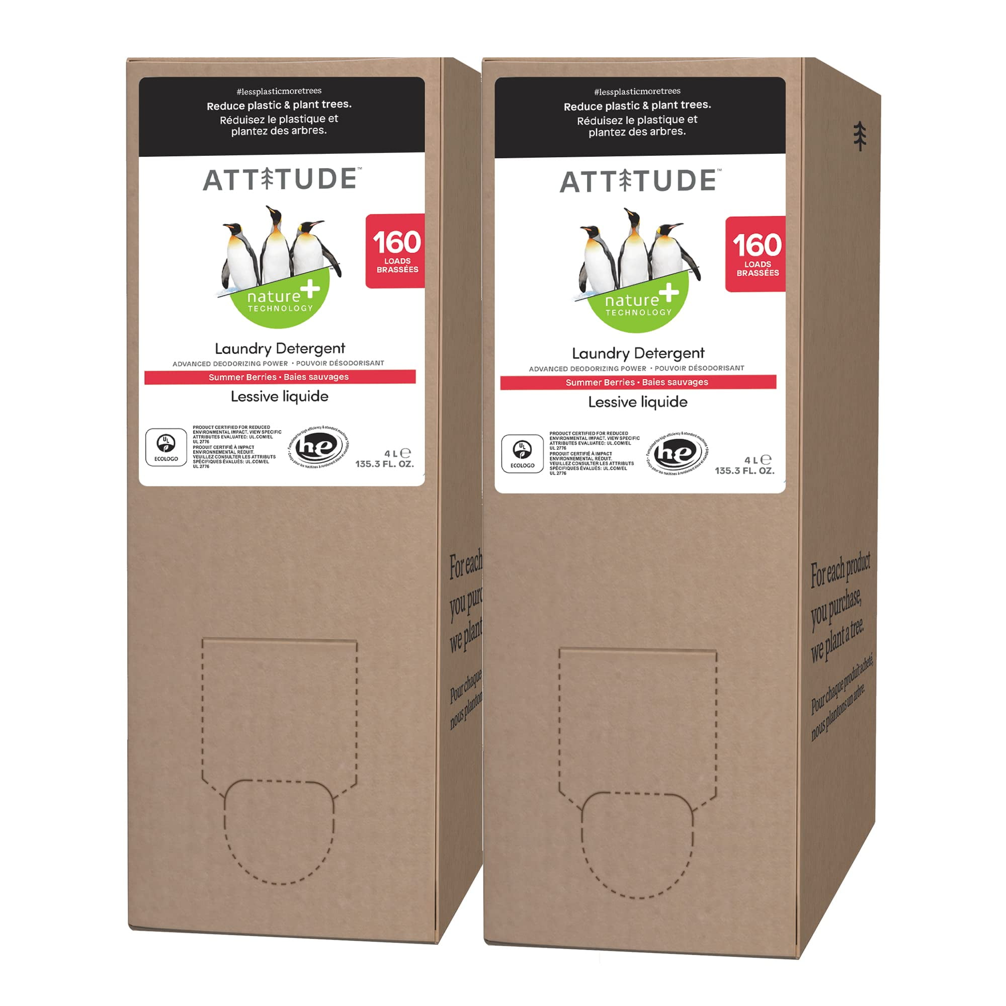 Refreshingly Clean Attitude Laundry Detergent Plant & MineralBased